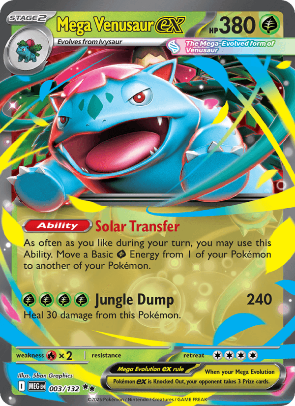 Mega Venusaur ex — Pokémon card