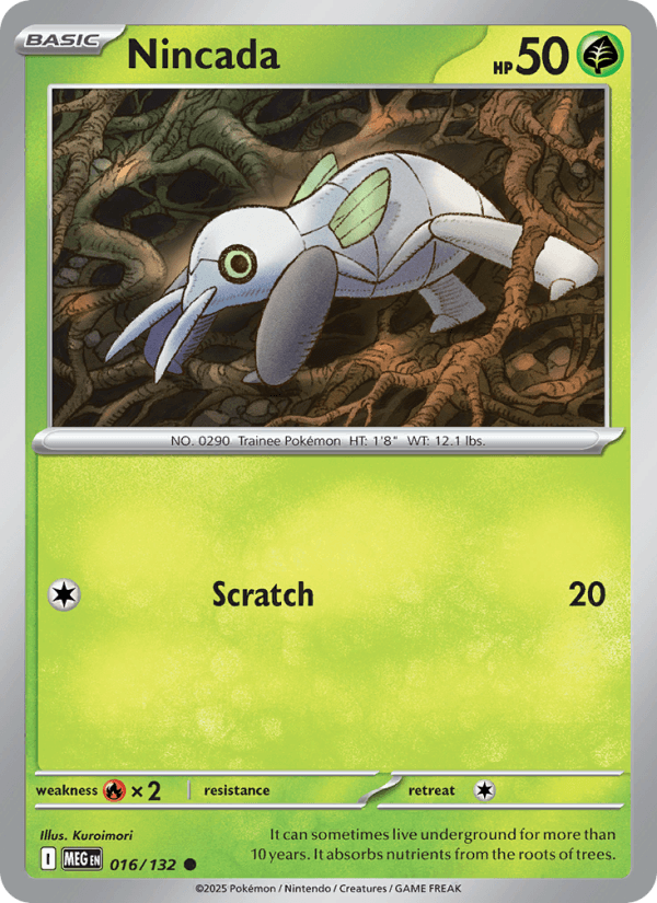 Nincada — Pokémon card