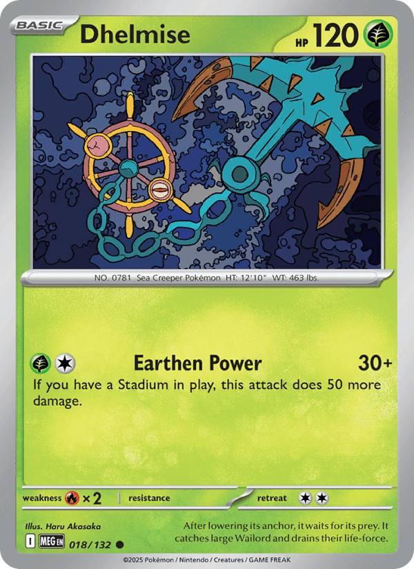 Dhelmise — Pokémon card