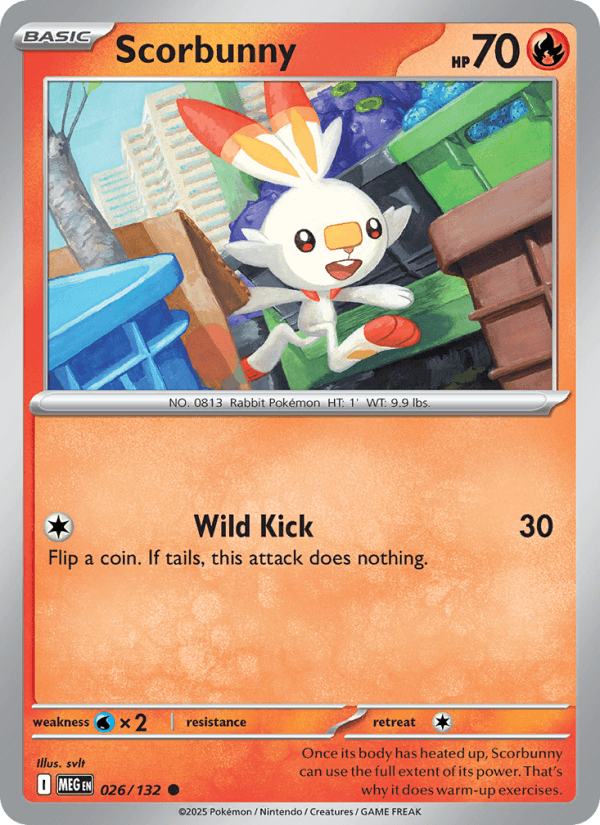Scorbunny — Pokémon card