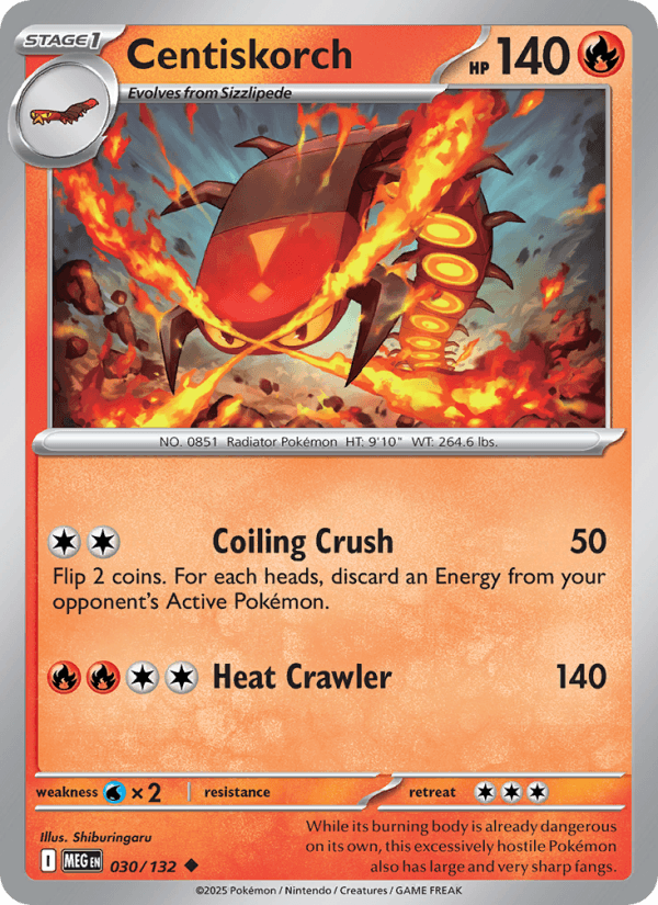 Centiskorch — Pokémon card