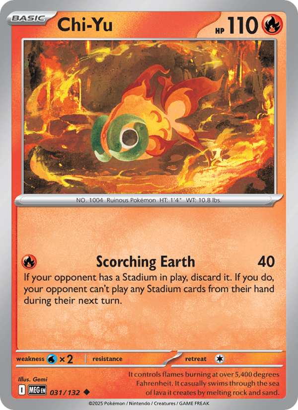 Chi-Yu — Pokémon card