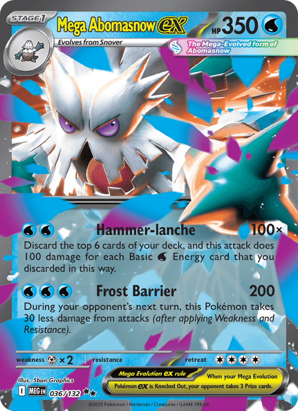 Mega Abomasnow ex — Pokémon card