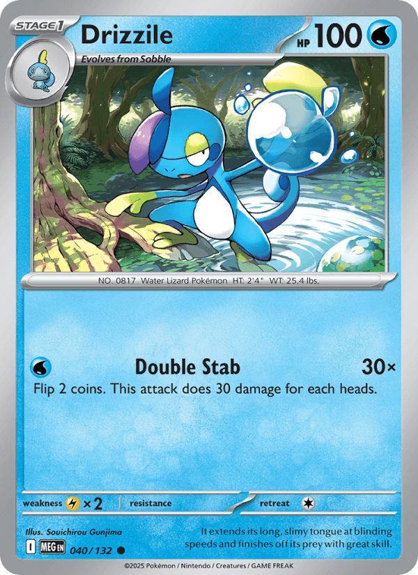Drizzile — Pokémon card