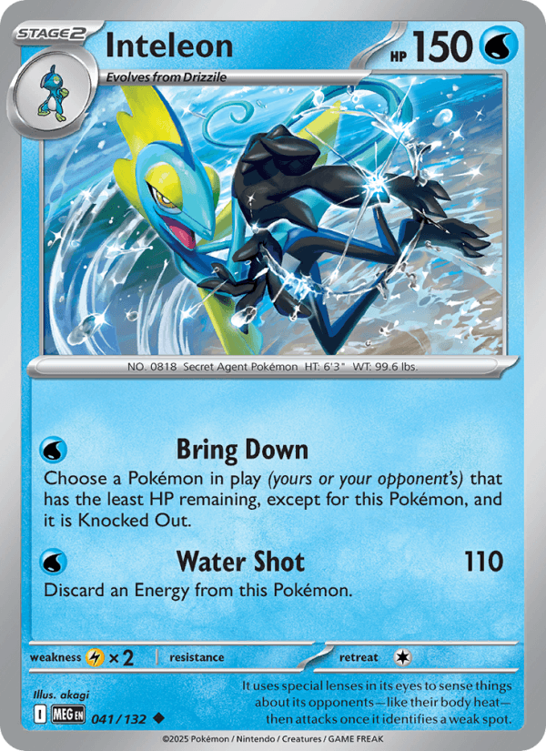 Inteleon — Pokémon card