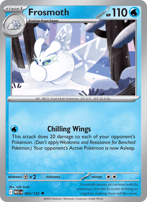 Frosmoth — Pokémon card