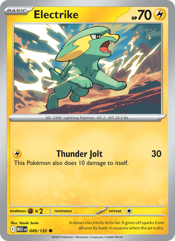 Electrike — Pokémon card
