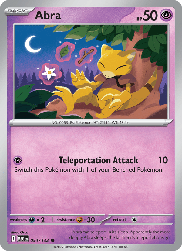 Abra — Pokémon card