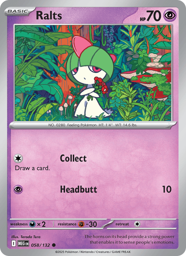 Ralts — Pokémon card