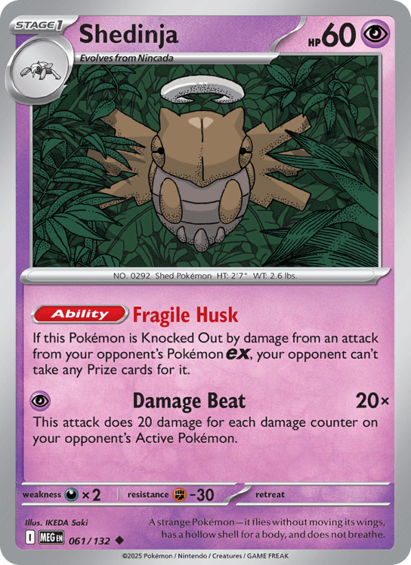 Shedinja — Pokémon card