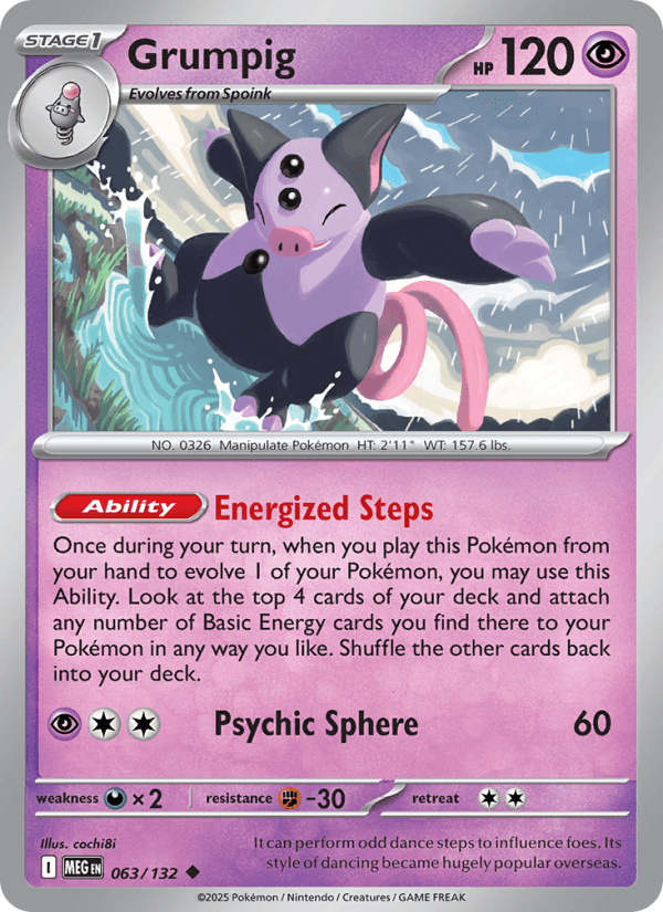 Grumpig — Pokémon card