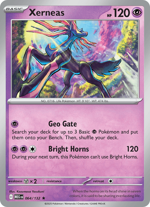 Xerneas — Pokémon card