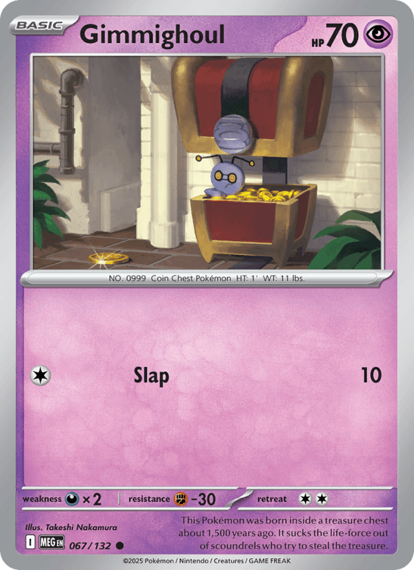 Gimmighoul — Pokémon card