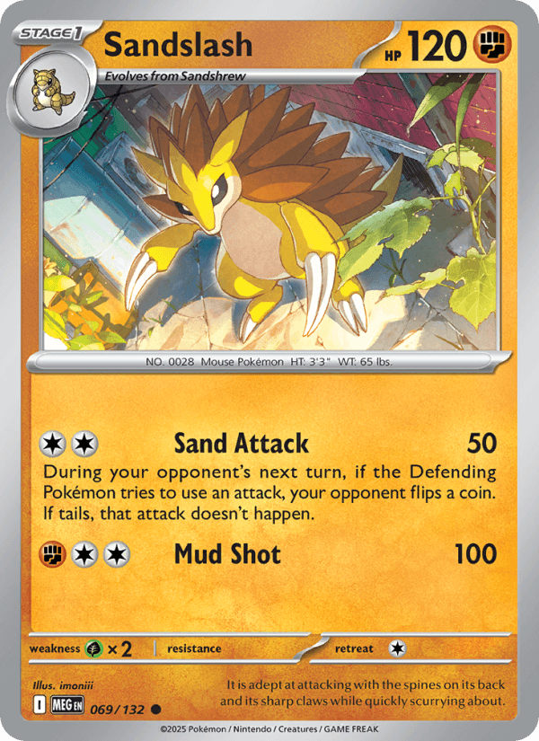 Sandslash — Pokémon card