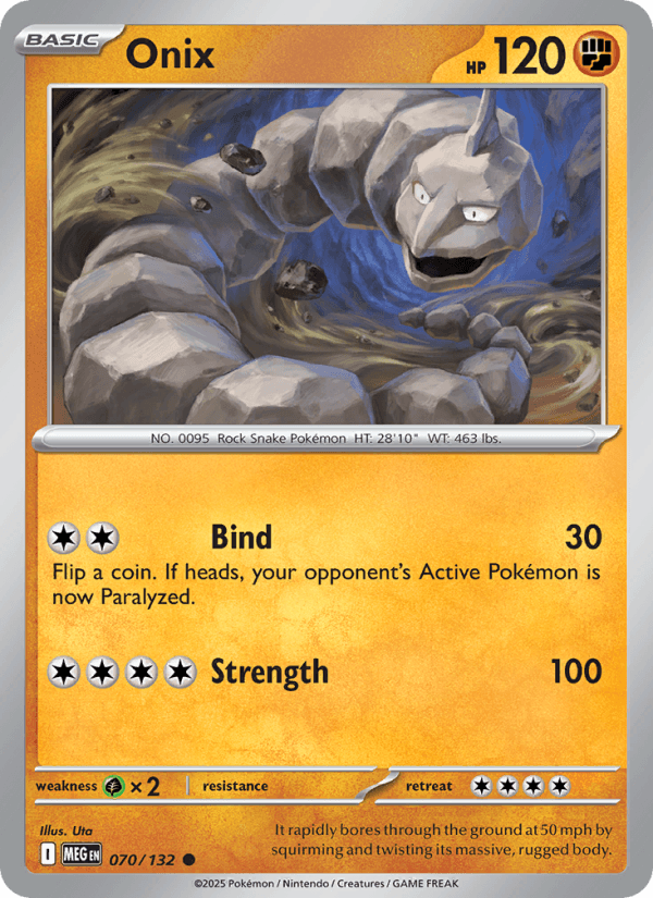 Onix — Pokémon card
