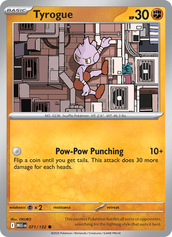 Tyrogue — Pokémon card