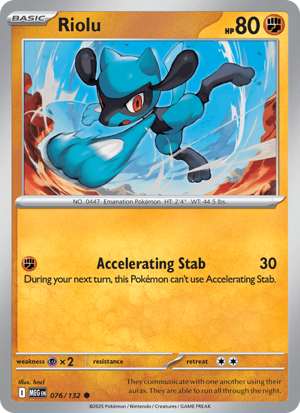 Riolu — Pokémon card