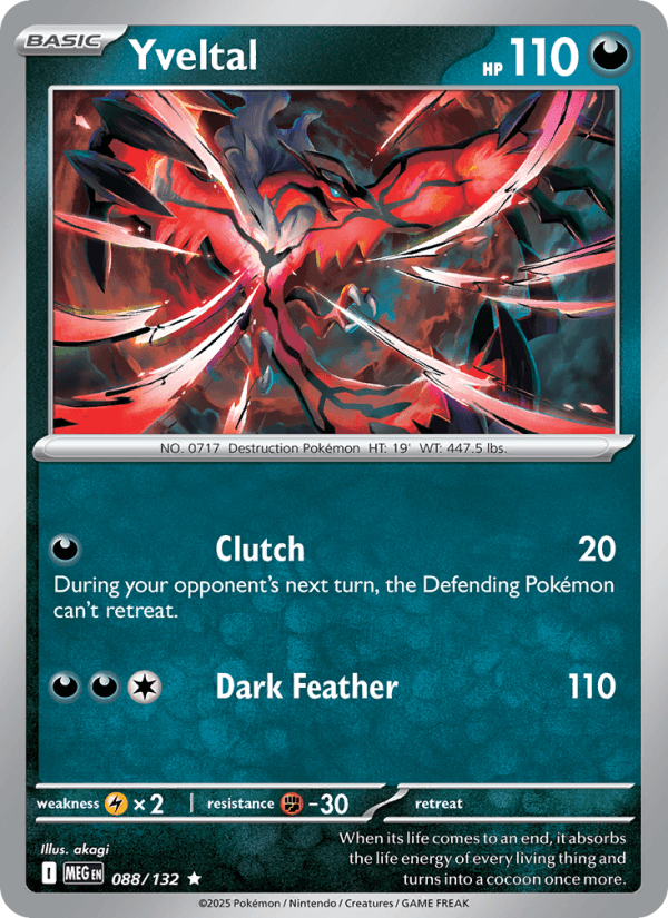 Yveltal — Pokémon card