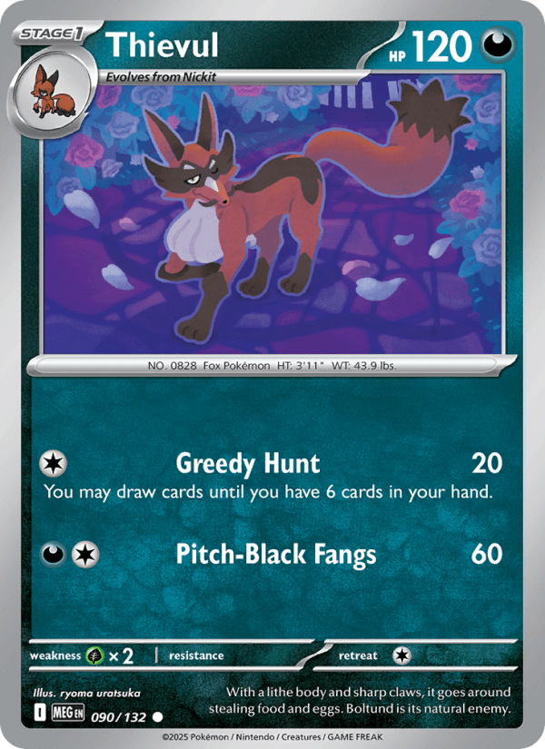Thievul — Pokémon card