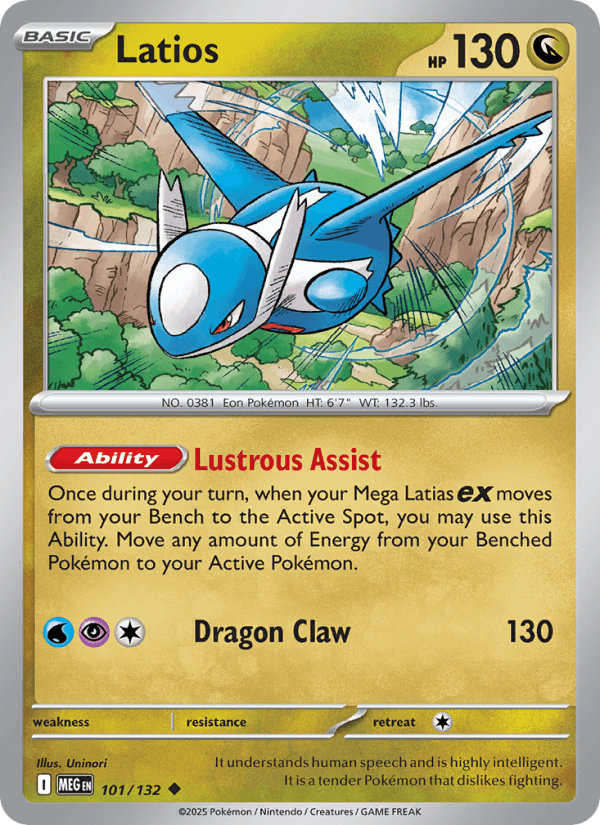 Latios — Pokémon card