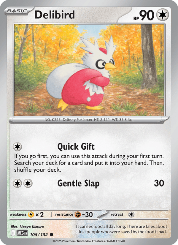 Delibird — Pokémon card