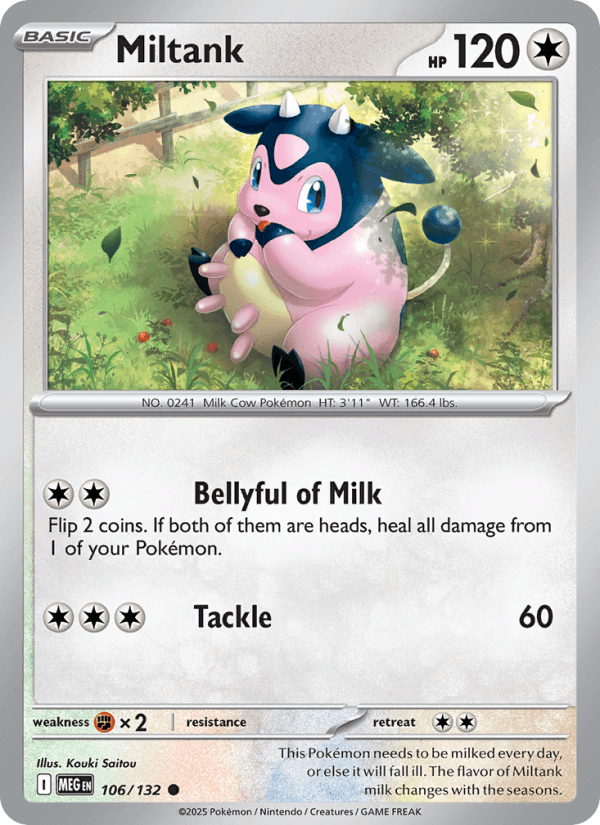 Miltank — Pokémon card
