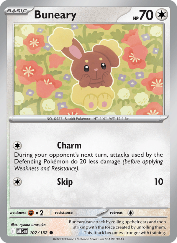 Buneary — Pokémon card