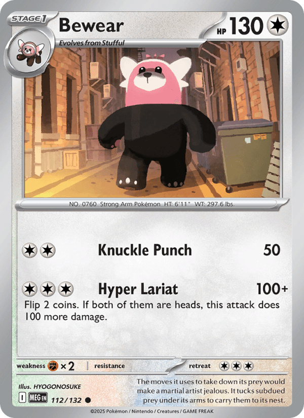 Bewear — Pokémon card