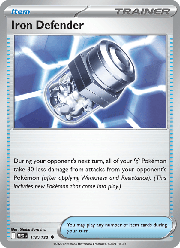 Iron Defender — Pokémon card