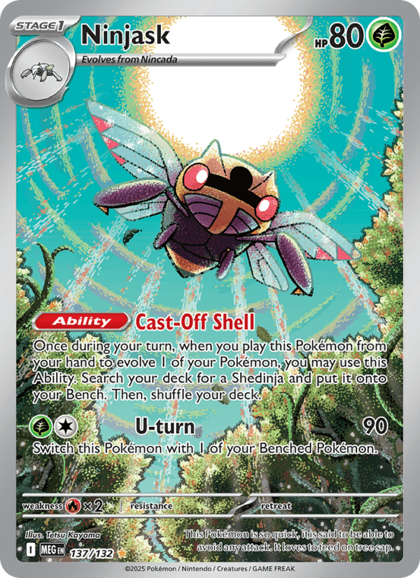Ninjask — Pokémon card