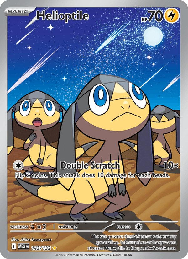 Helioptile — Pokémon card