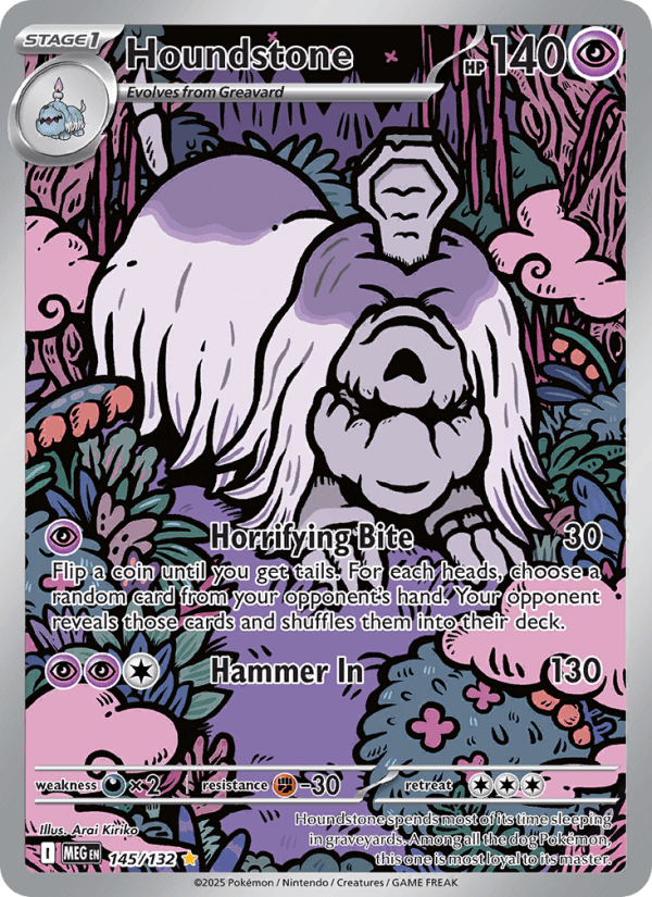 Houndstone — Pokémon card