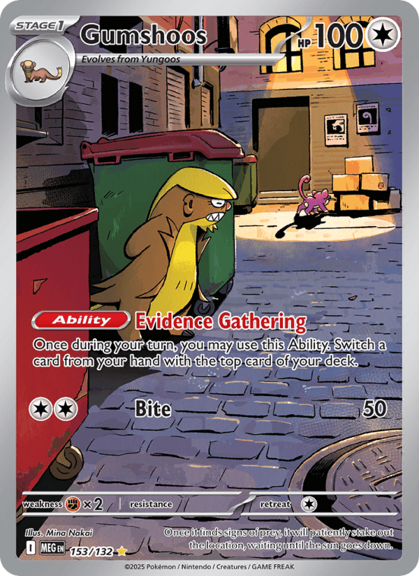 Gumshoos — Pokémon card
