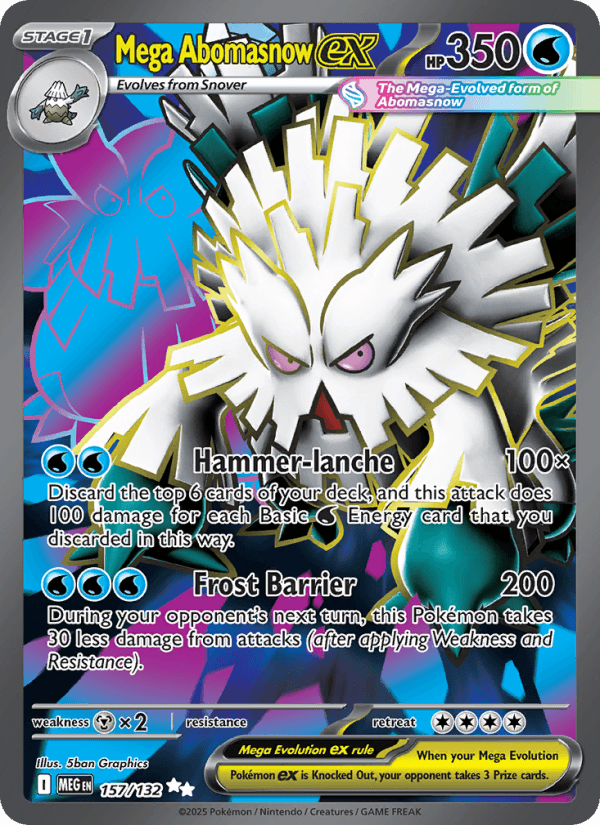 Mega Abomasnow ex — Pokémon card