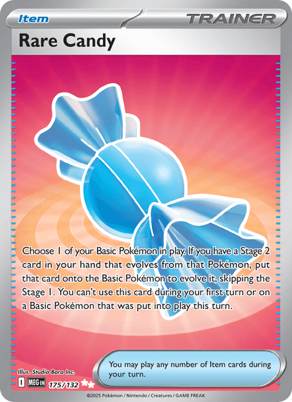 Rare Candy — Pokémon card