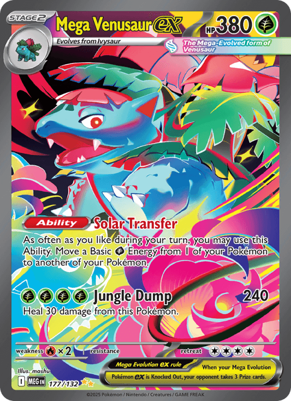 Mega Venusaur ex — Pokémon card