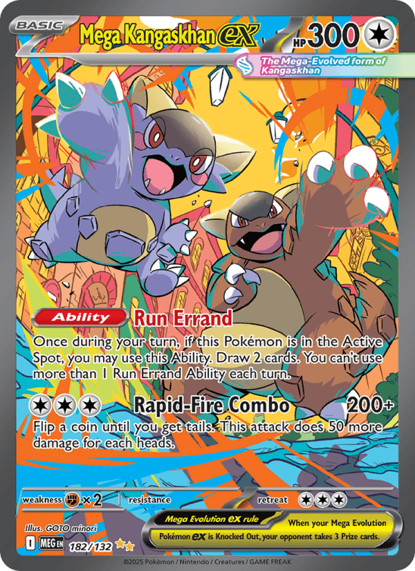 Mega Kangaskhan ex — Pokémon card