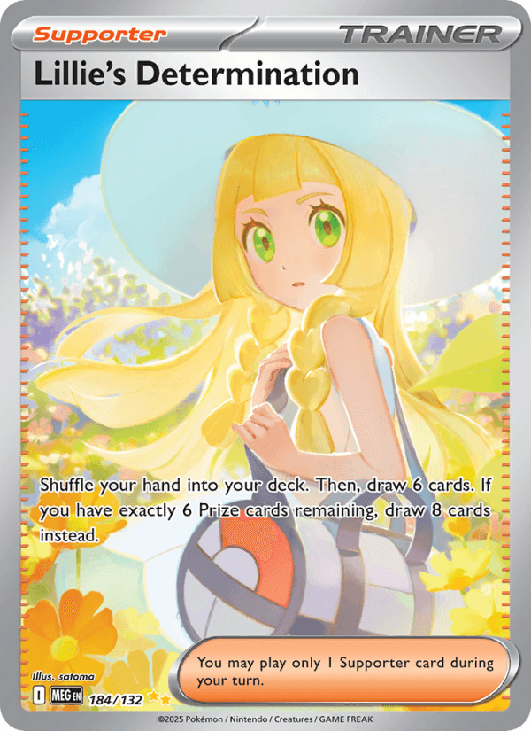 Lillie's Determination — Pokémon card