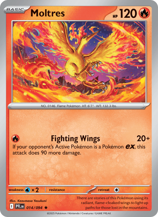 Moltres — Pokémon card