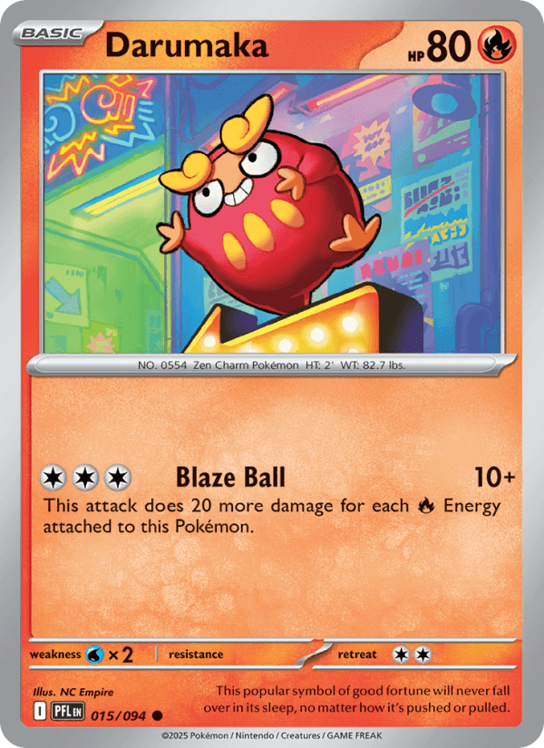 Darumaka — Pokémon card