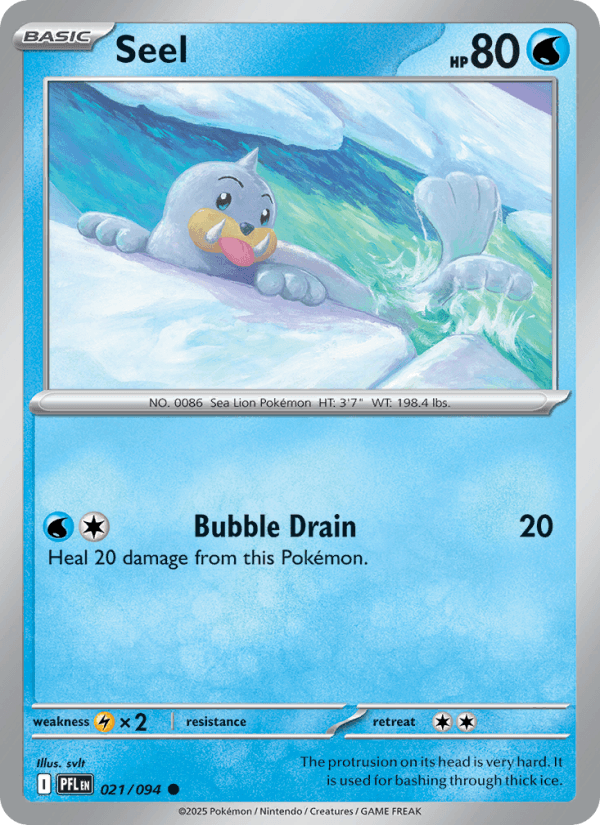 Seel — Pokémon card