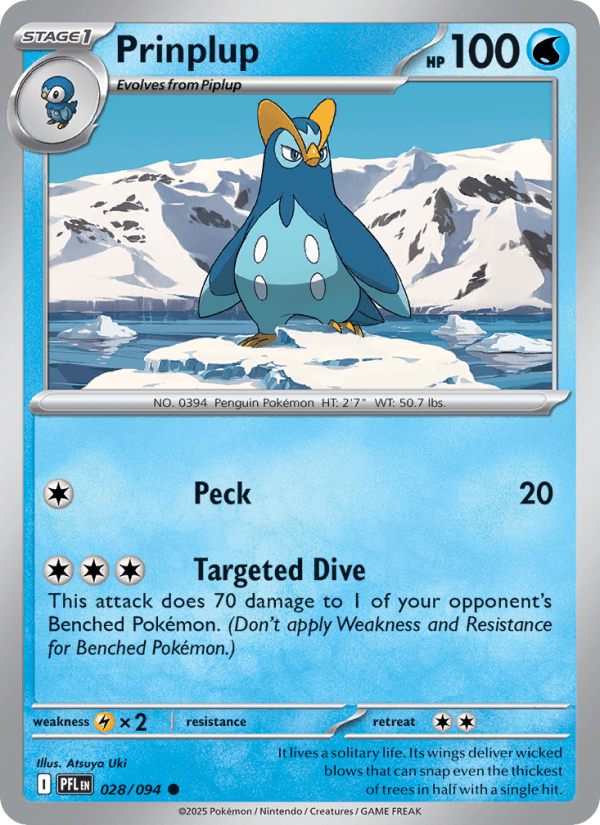 Prinplup — Pokémon card