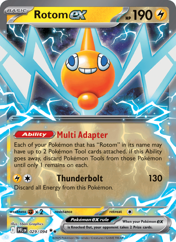 Rotom ex — Pokémon card