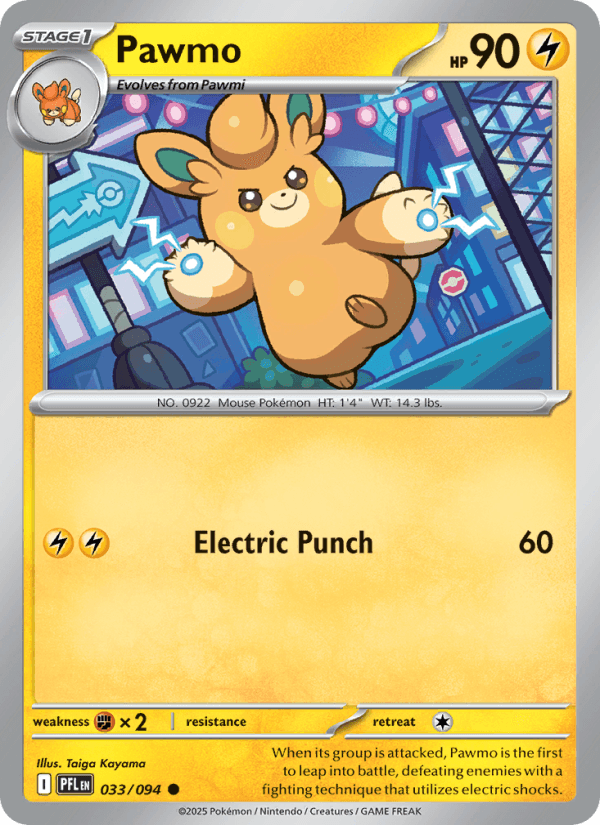 Pawmo — Pokémon card