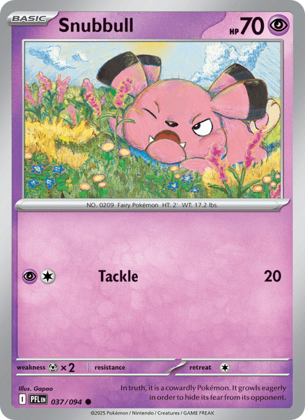 Snubbull — Pokémon card