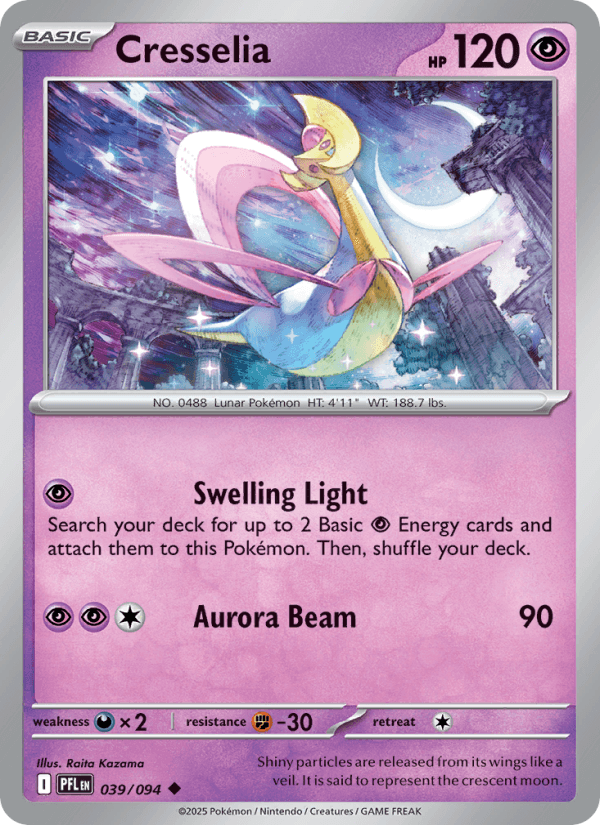 Cresselia — Pokémon card