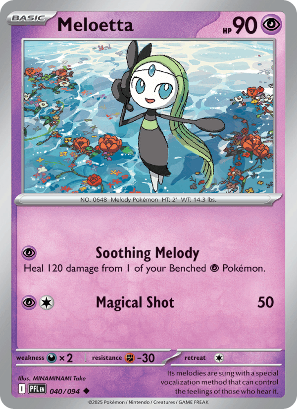 Meloetta — Pokémon card