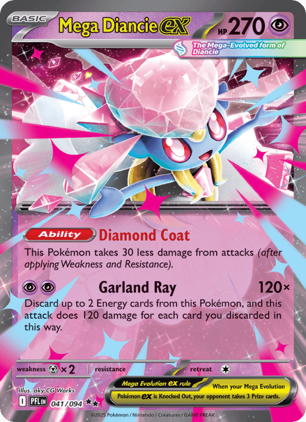 Mega Diancie ex — Pokémon card
