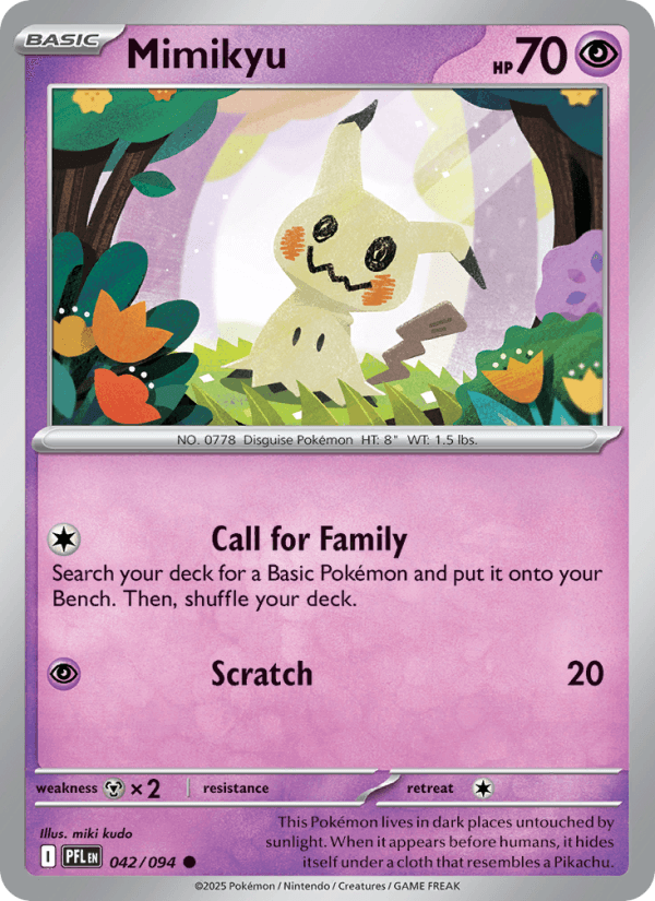 Mimikyu — Pokémon card