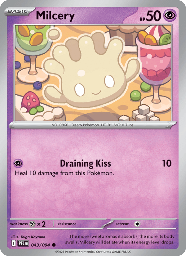 Milcery — Pokémon card
